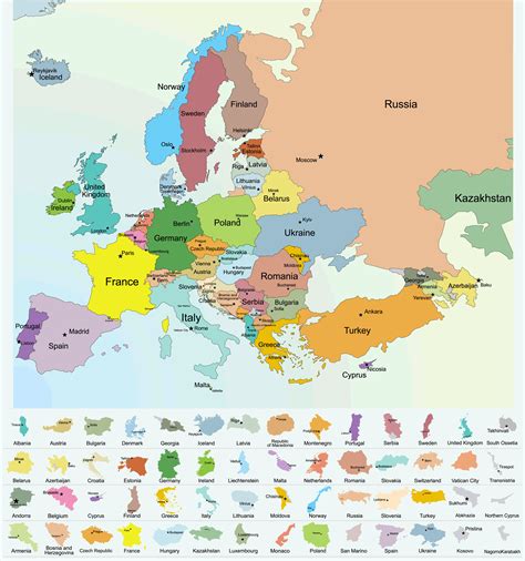 Europe Map .
